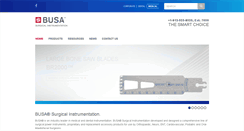 Desktop Screenshot of busamedical.com